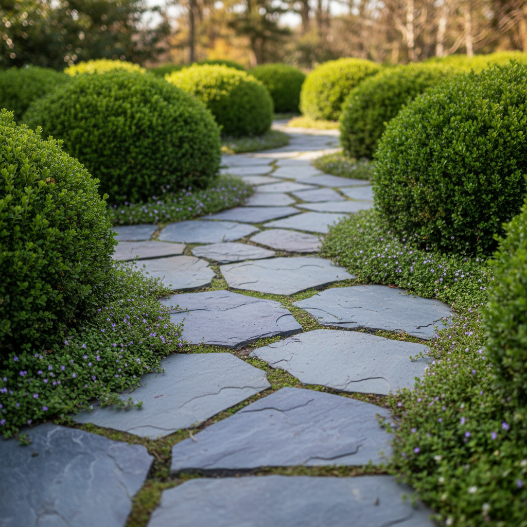 Elegant stone pathway