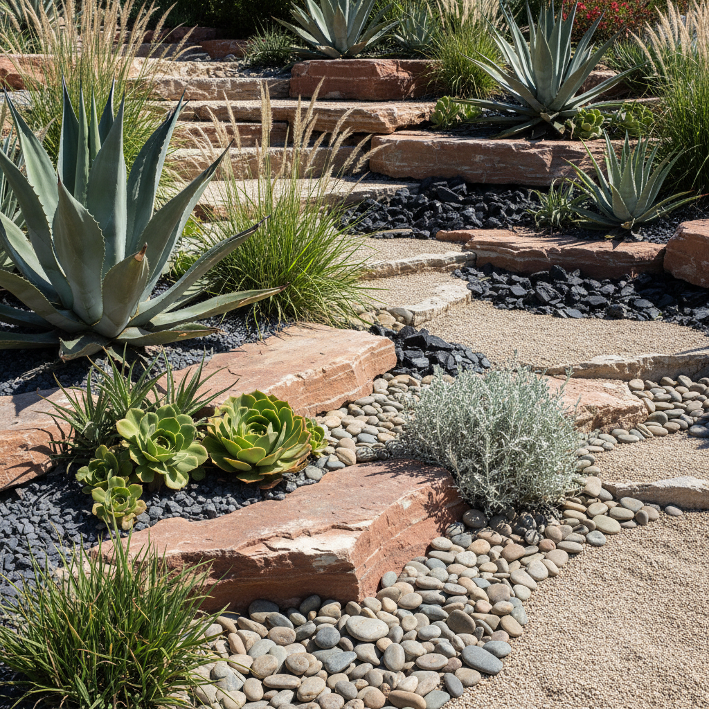 Rock garden and xeriscape